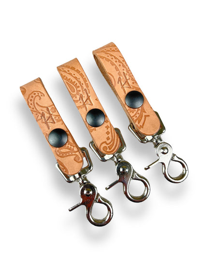 Paisley Key Lanyard