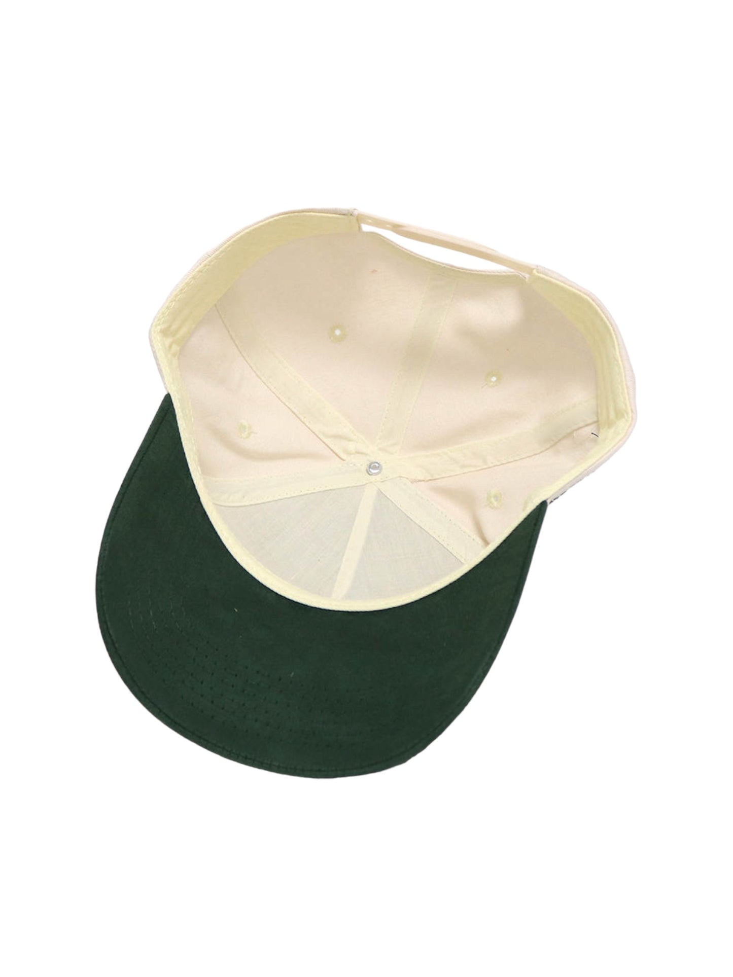 CEREMONY Cream & Suede green Snapback