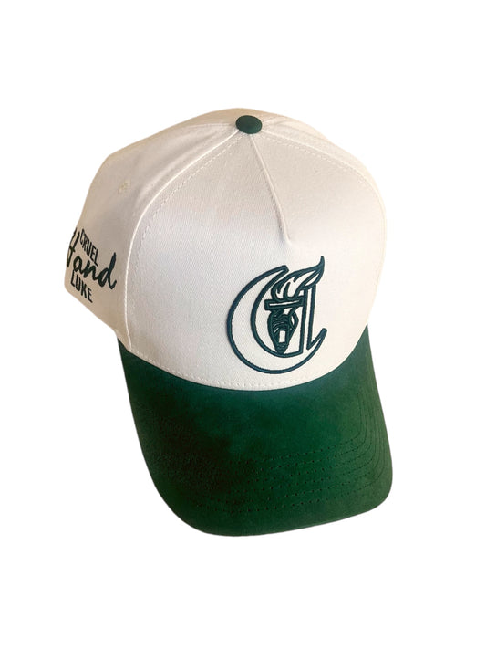 CEREMONY Cream & Suede green Snapback